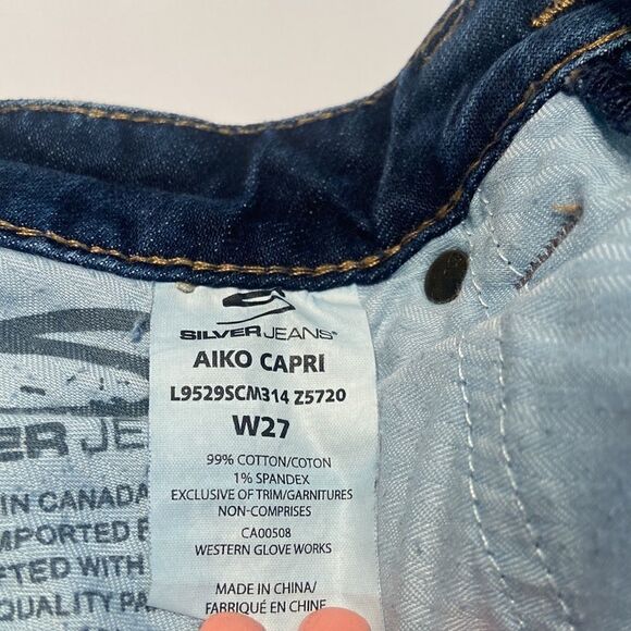 Silver Jeans Aiko Capri Size 27 - Picture 9 of 9